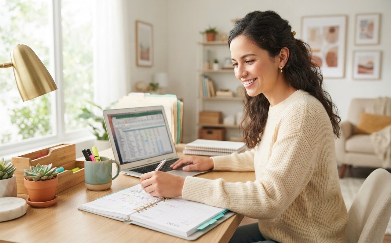 Home-based virtual assistant organising routine administration — www.changeyourlife.money