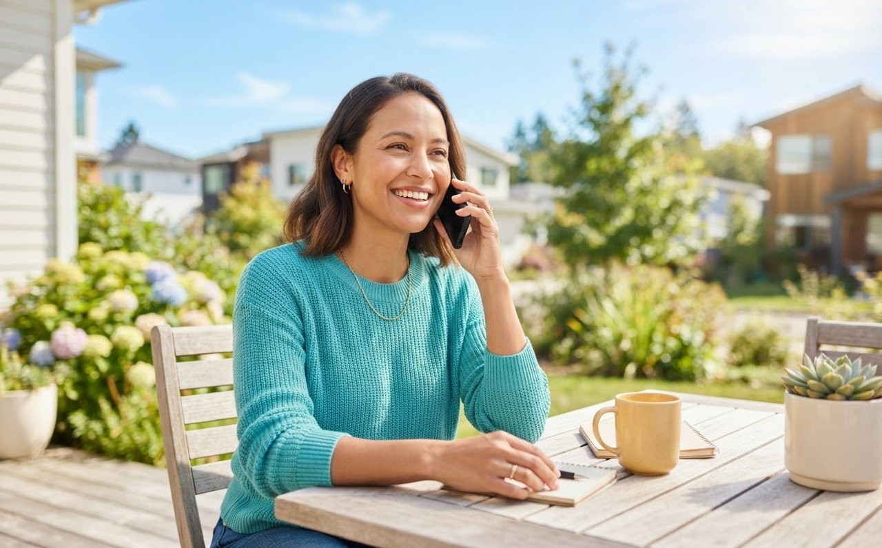 A homeowner making an early phone call about financial hardship support — www.changeyourlife.money